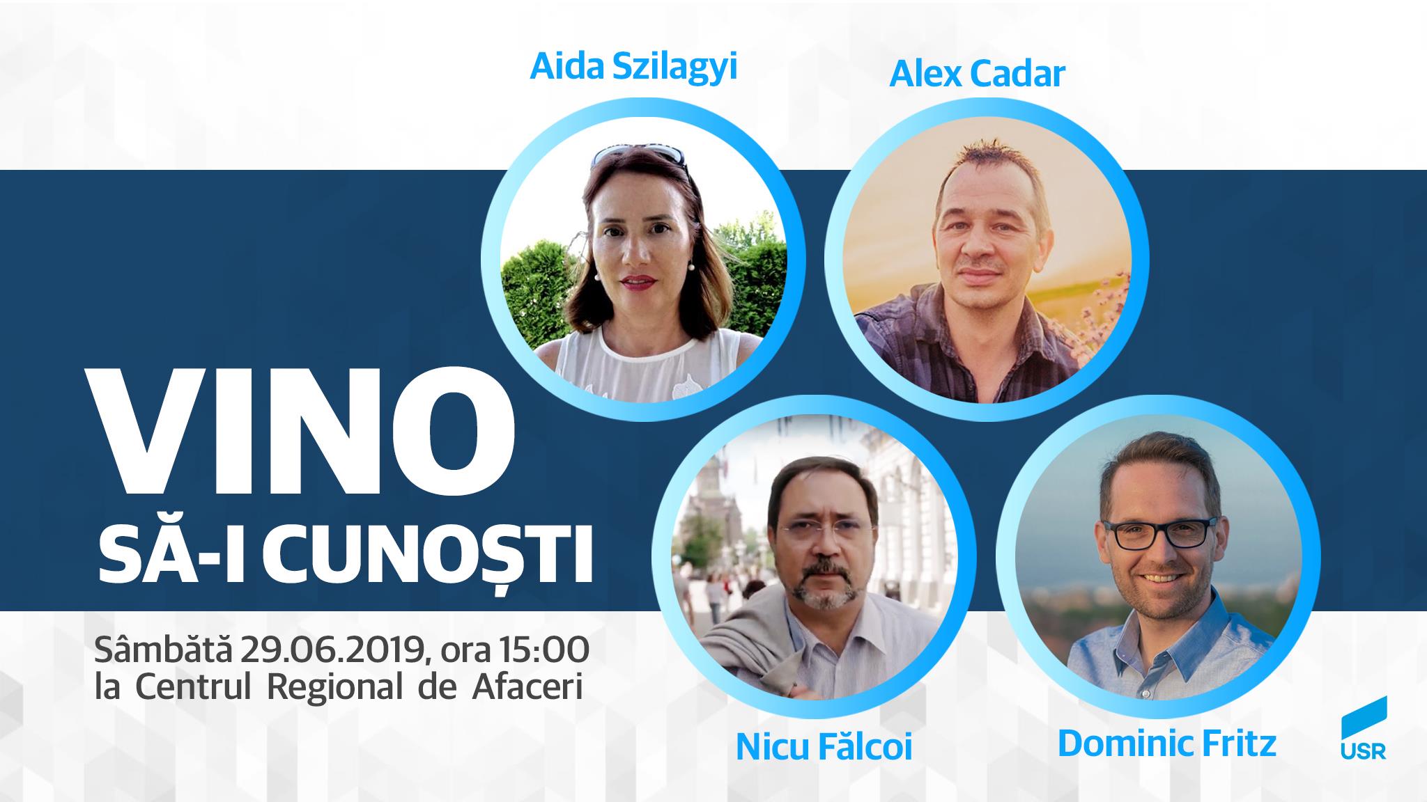 Vino să vorbești în weekendul acesta cu candidații din cursa internă USR pentru Primăria Timișoara