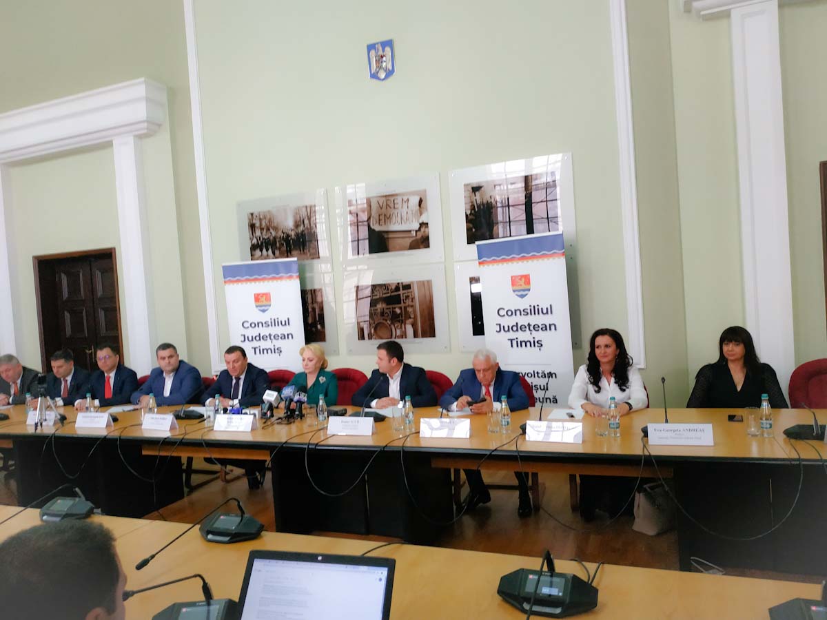 Viorica Dăncilă a declarat la Timișoara că susţine iniţiativa fundaţiei care construieşte un spital pentru copiii bolnavi de cancer