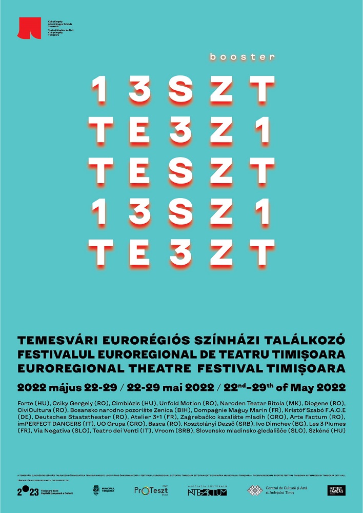 Teatrul Maghiar de Stat Csiky Gergely din Timișoara organizează al treisprezecelea Festival Euroregional de Teatru Timișoara – TESZT