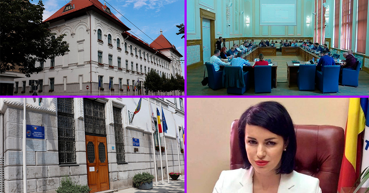 Consiliul Local Timișoara, ședință extraordinară azi de la ora 17:00