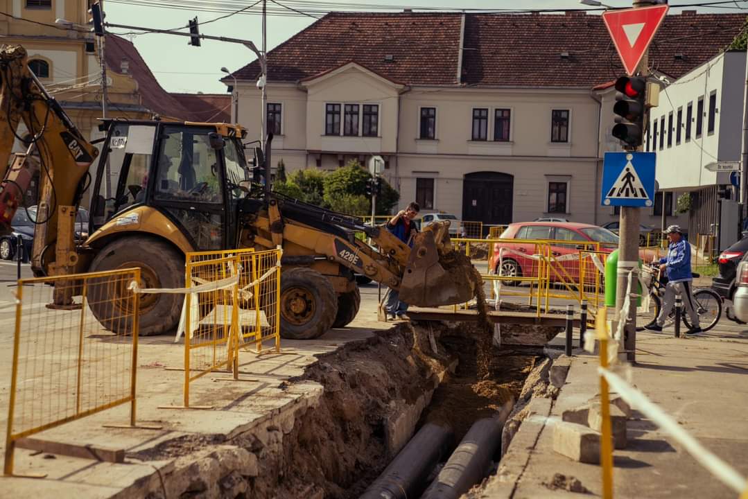 Lucrări de schimbare conducte vechi din Timișoara