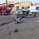 VIDEO | Tragedie la Biled: șofer mort după ce mașina s-a izbit de un autobuz plin cu pasageri accident_autobuz
