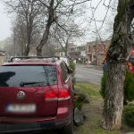 Bărbat de 70 de ani, băut la volan, a intrat cu mașina într-o conductă de gaz în Timișoara accident_conducta_gaz