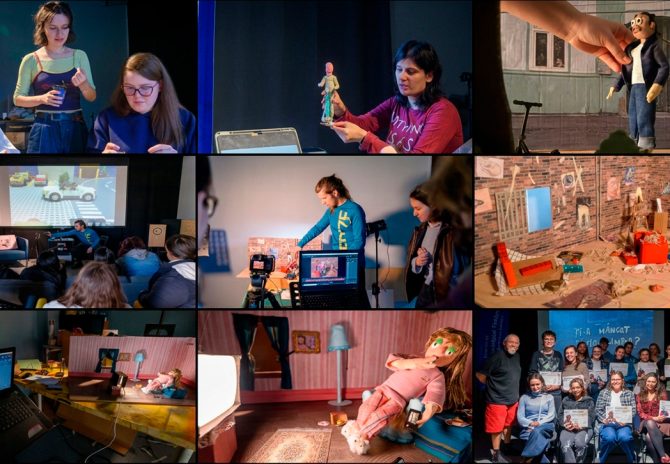Atelierul de animație stop-motion AnimaDOK 4 din Timișoara