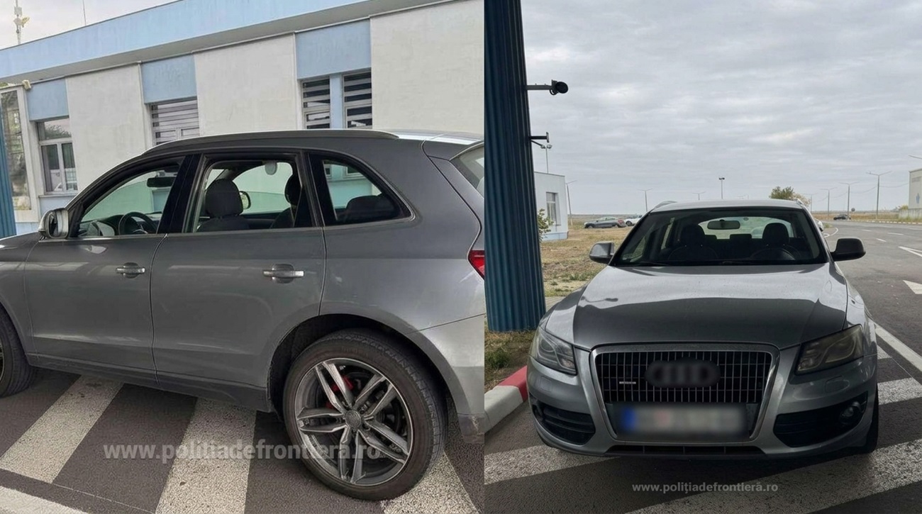 Autoturism dat în urmărire în Italia, descoperit la Punctul de Trecere a Frontierei Stamora-Moravița
