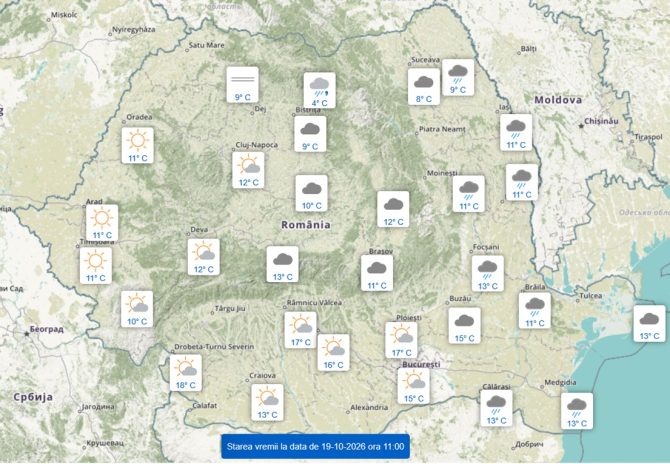 METEO TIMIȘ & ȚARĂ: CĂLDURĂ NEOBIȘNUITĂ VS. ZĂPADĂ