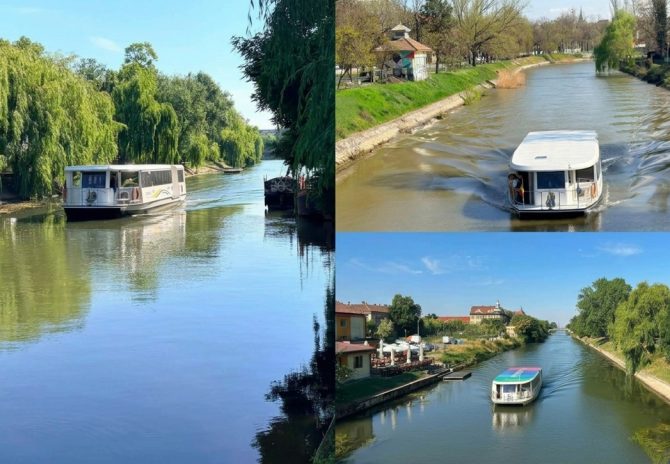 Vaporașe STPT pe Canalul Bega din Timișoara în sezonul 2026