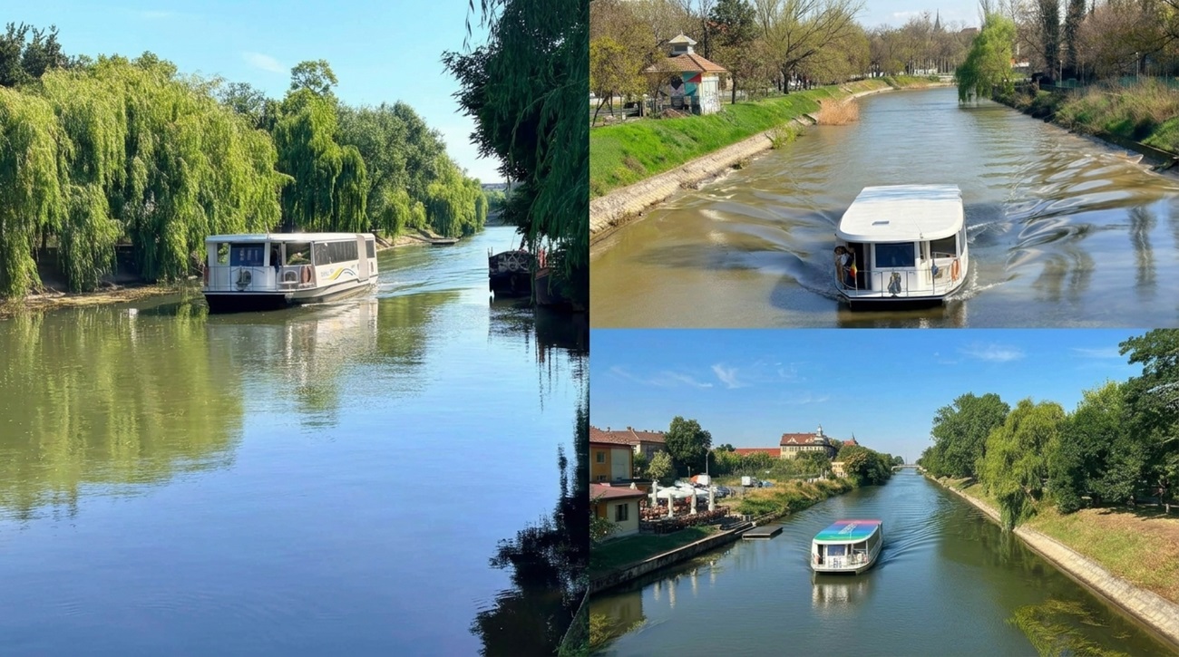Vaporașe STPT pe Canalul Bega din Timișoara în sezonul 2026